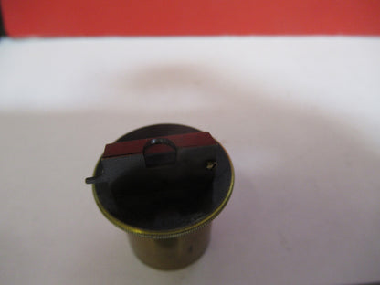 Rare Antique Brass Eyepiece Ocular Lens UK Microscope Part