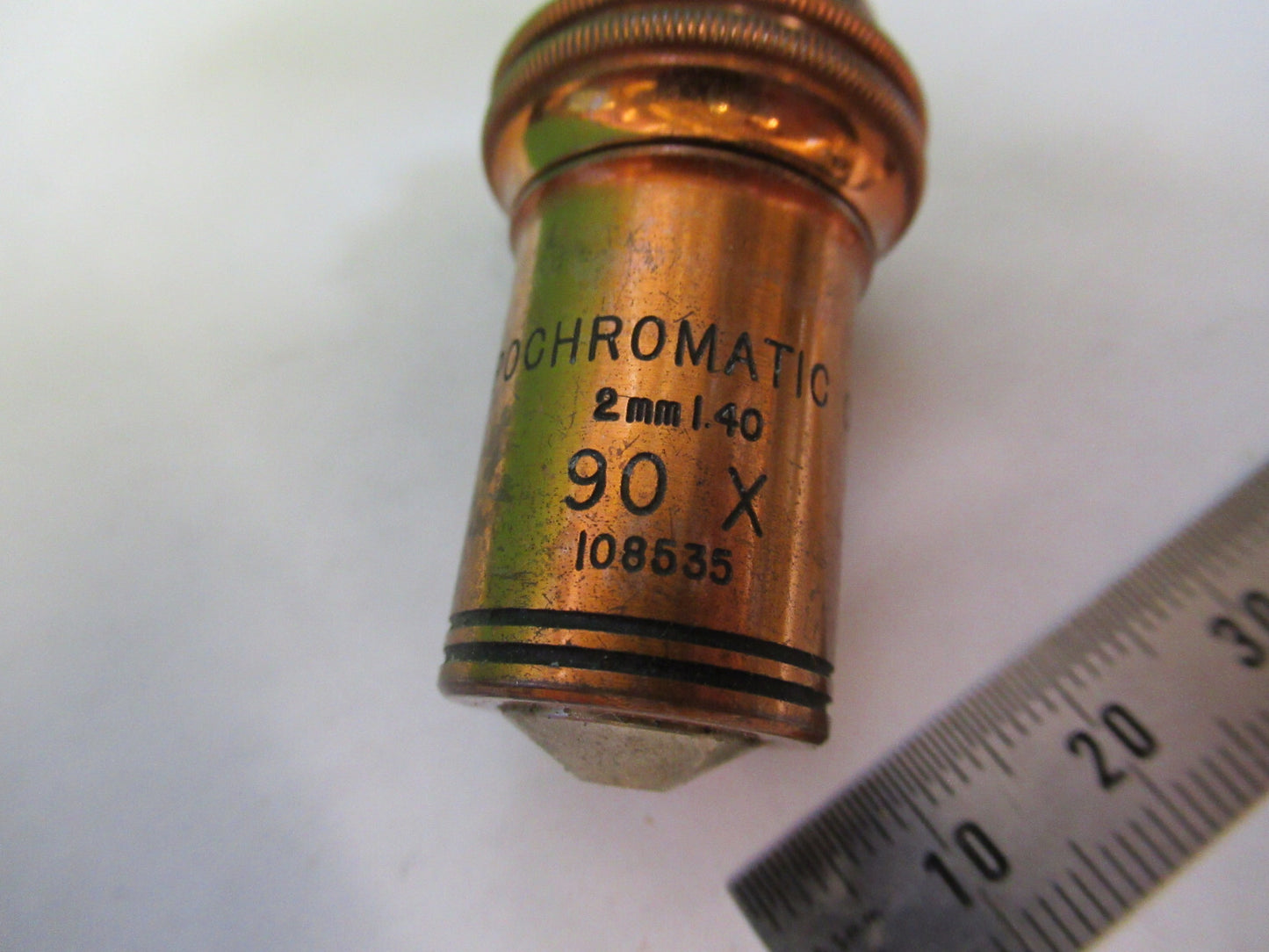 for parts ANTIQUE BAUSCH LOMB MICROSCOPE OBJECTIVE OPTICS as pictured X7-A-20