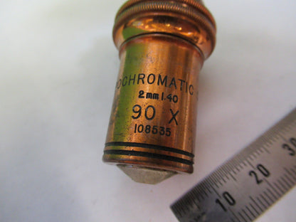 for parts ANTIQUE BAUSCH LOMB MICROSCOPE OBJECTIVE OPTICS as pictured X7-A-20