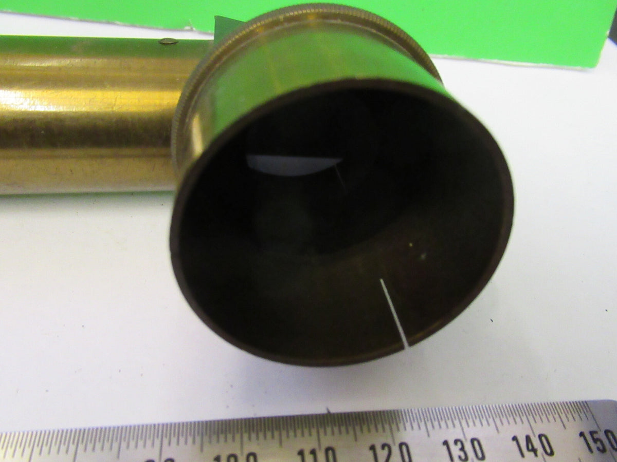 Antique Brass Tubus Unknown Rare Collimator Scope Part