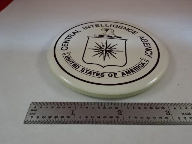 Collectable Glass Coaster Cia Central Intelligence Agency