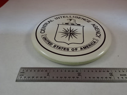 Collectable Glass Coaster Cia Central Intelligence Agency