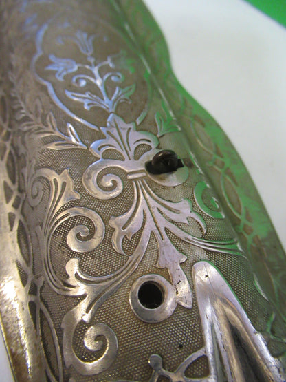 Front Engraved Panel Singer Sewing Machine Antique