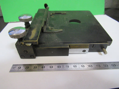 Antique Spencer Lens Co. Xy Stage Table Microscope Part Optics Old