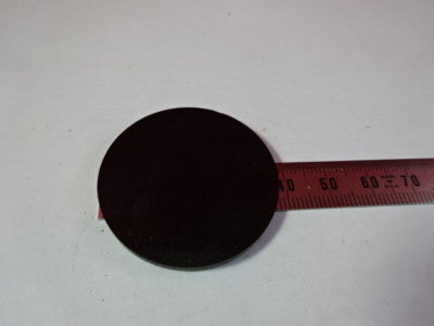 OPTICAL OPAQUE BLACK FILTER GLASS OPTICS AS IS &51-A-66