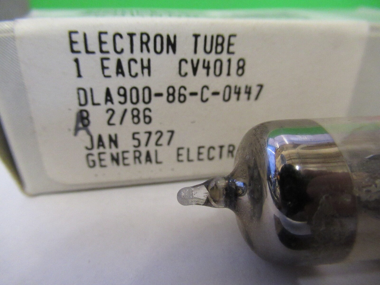 JAN 5727 6X4W NATIONAL ELECTRON VACUUM TUBE AS PICTURED G5-A-76