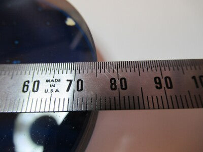 LARGE THICK OPTICAL FLAT GLASS STAGE OPTICS as pictured &55R-B-04