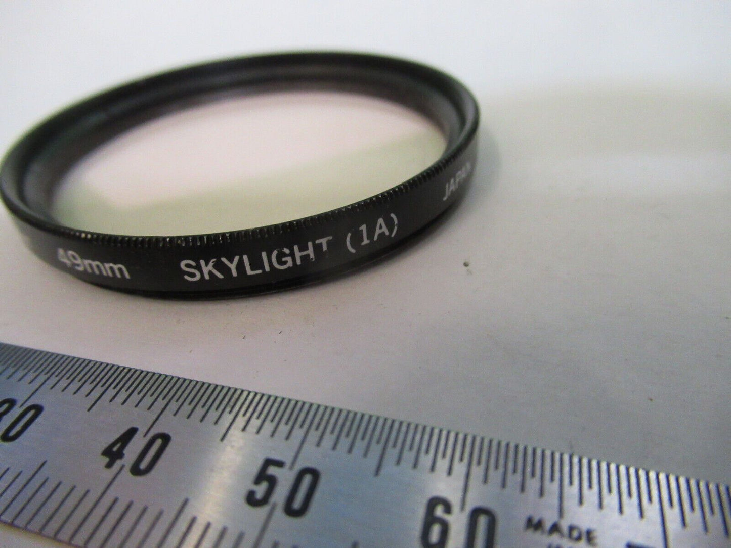 CAMERA LENS COVER FILTER VIVITAR SKYLIGHT 1A 49mm AS PICTURED R2-A-113