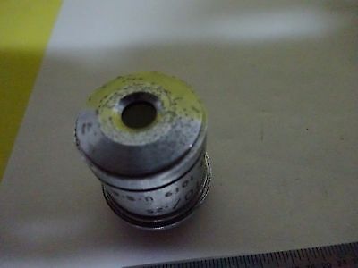 MIKROSKOPTEIL OBJEKTIV AO AMERICAN 10X PLAN ACHRO OPTICS AS IS BIN#X1-59