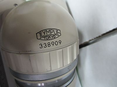 STEREO MICROSCOPE HEAD OLYMPUS PART 338909 OPTICS  WITHOUT EYEPIECE BIN#L4-14