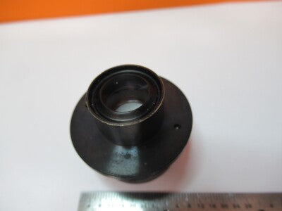 LEITZ WETZLAR BRASS MOUNTED LENS PLOE 154444 MICROSCOPE PART AS PICTURED 8C-A-21