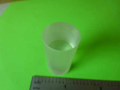 OPTICAL CYLINDER THICK LENS POLISH DULL END FACES OPTICS #84-A-17