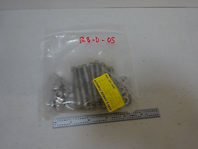LOT SCREWS FOR HIGH VACUUM KURT LESKER 1/4-28 AS IS BIN#R8-D-05