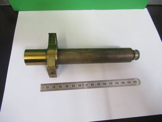 Antique Brass Tubus Frame Unknown Collimator Scope Part