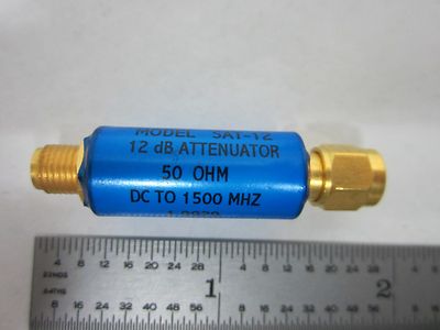 MINI CIRCUITS ATTENUATOR SAT-12 FREQUENCY RF MICROWAVE BIN#N7-55