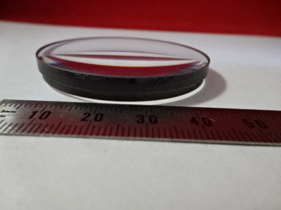 OPTICAL BI CONVEX Bi CX LENS GLASS OPTICS AS PICTURED &99-62
