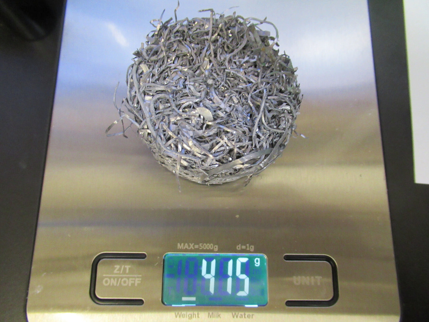 METAL TANTALUM ALLOY 99.5% CHEMICAL ELEMENT 415 GRAMS AS PICTURED #G5-A-37
