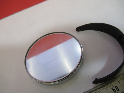 BAUSCH LOMB MIRROR ASSEMBLY OPTICS ANTIQUE MICROSCOPE PART AS PICTURED S6-A-73