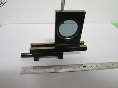 MICROSCOPE PART POLARIZER AUS JENA GERMANY OPTICS AS IS BIN#M3-86