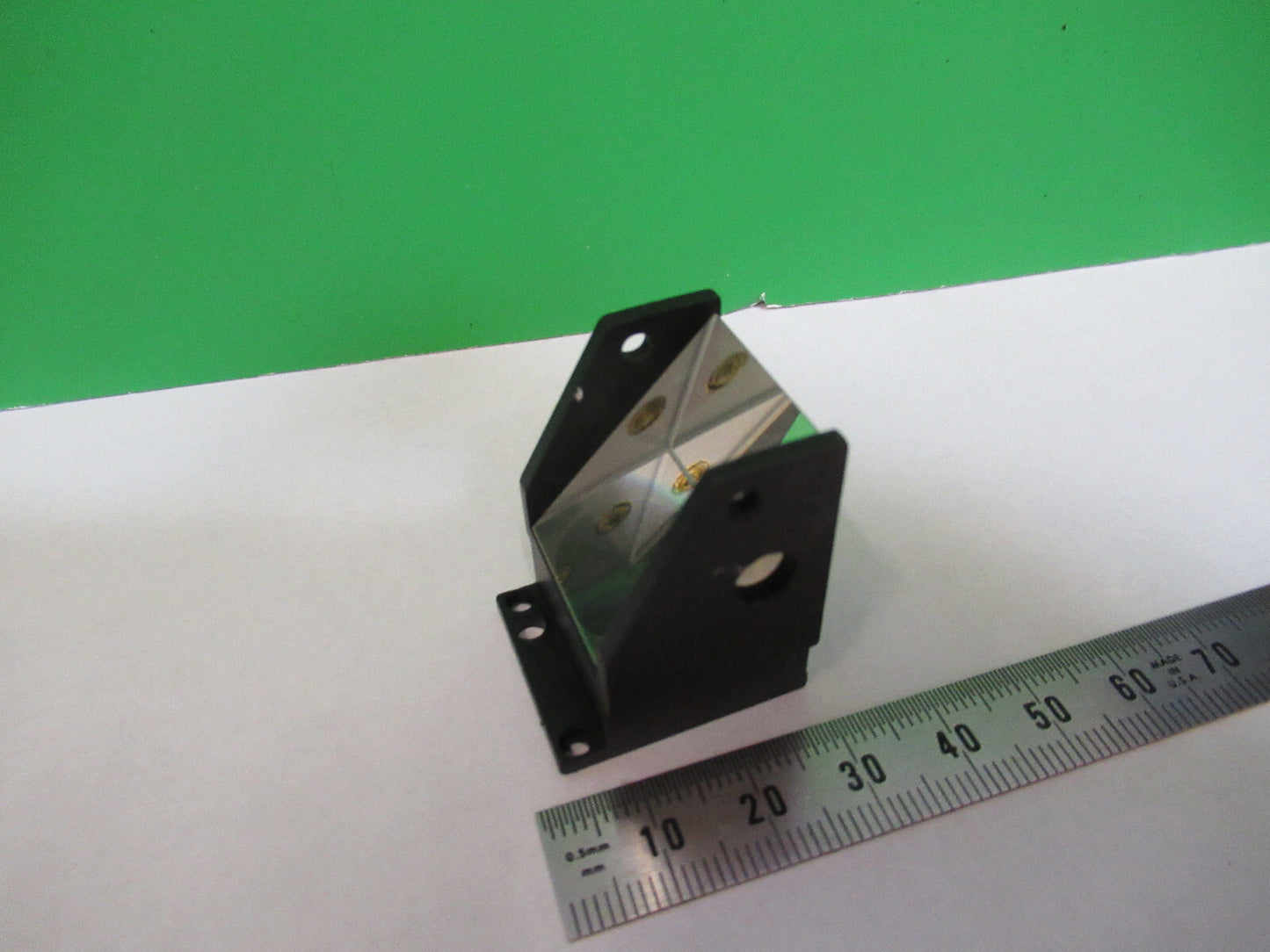 Antique Bausch & Lomb Optics Glass Prism Microscope Part