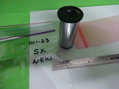 MICROSCOPE PART EYEPIECE  ROLYN GERMANY NEW 5X OPTICS AS IS BIN#W1-23