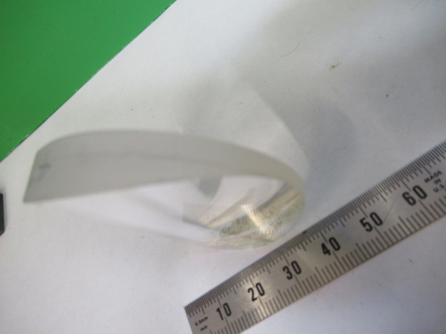 OPTICAL LENS ANAMORPHIC OPTICS 4" FL chip pn edge AS PICTURED 18-FT-48