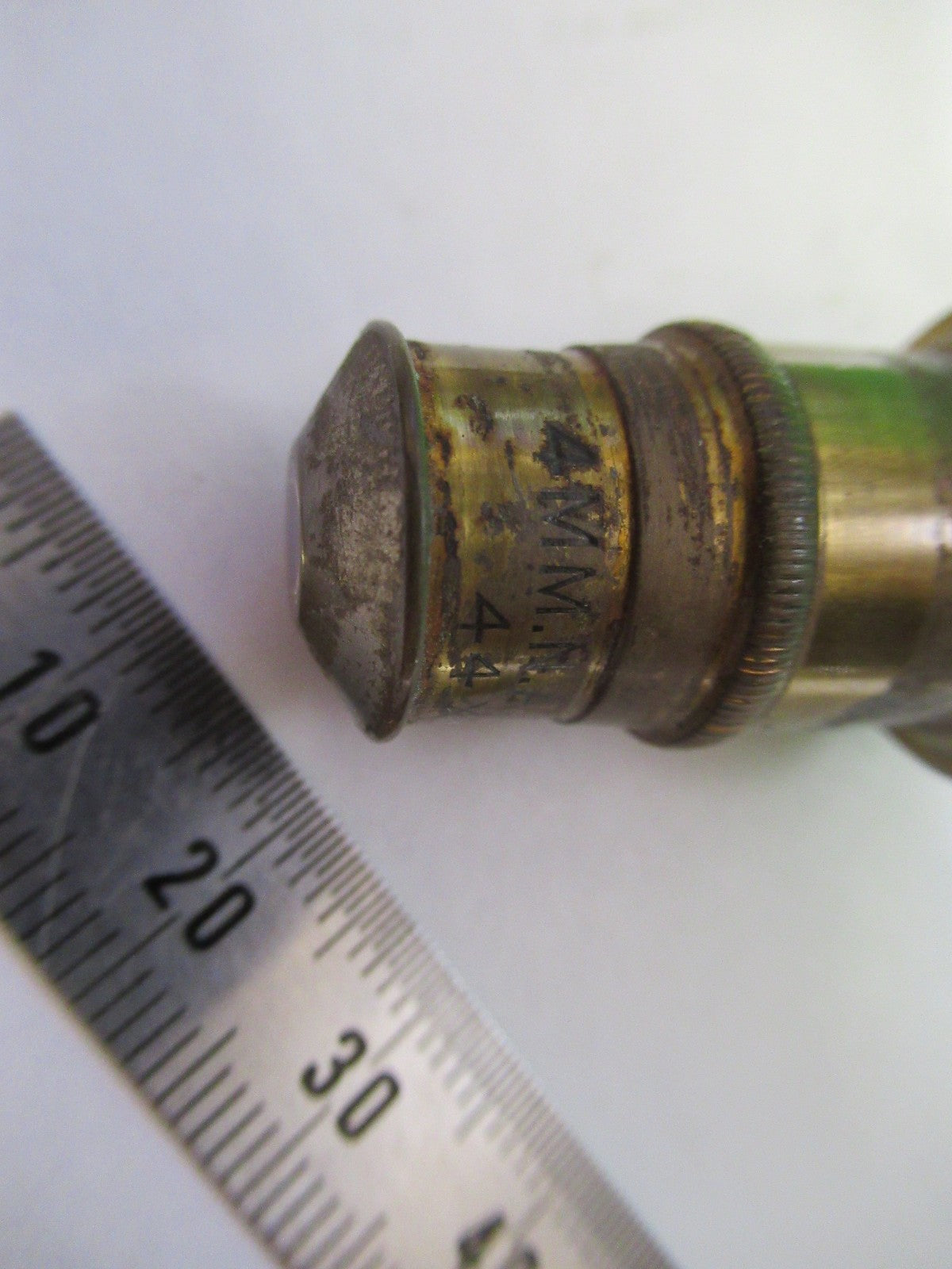 ANTIQUE BRASS SPENCER AO OBJECTIVE MICROSCOPE PART AS PICTURED T6-A-45