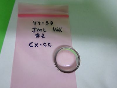 OPTICAL CONVEX CONCAVE LENS JML #2 LASER OPTICS AS IS BIN#Y4-37