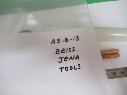 ZEISS JENA GERMANY TOOLS  MICROSCOPE PART AS PIC A5-B-13
