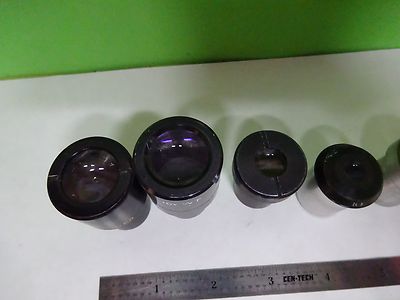 FÜR TEILE MIKROSKOPTEIL Okulare BAUSCH LOMB OPTICS AS IS BIN#11-A-23