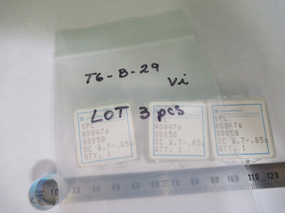 LOT OPTICAL SPECTRA PHYSICS SPL COATED LENS PHOTONICS OPTICS AS PICTURED T6-B-29