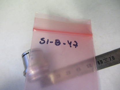 REICHERT 4X OBJECTIVE INFINITY OPTICS LENS MICROSCOPE PART AS PICTURED S1-B-47