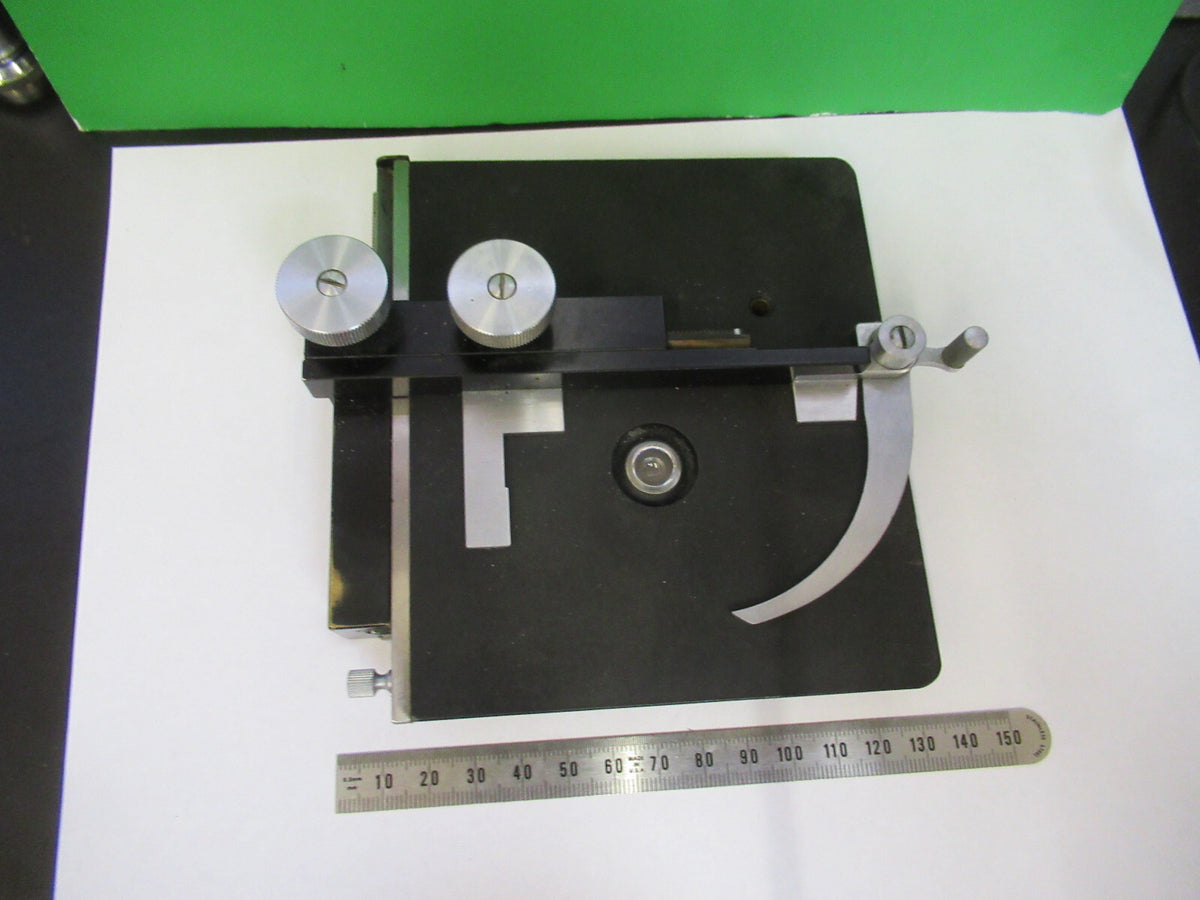 BAUSCH LOMB  STAGE TABLE XY MICROSCOPE PART OPTICS AS PICTURED &F3-B-57