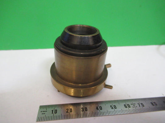 Antique Brass Condenser Assembly UK Watson Microscope Part
