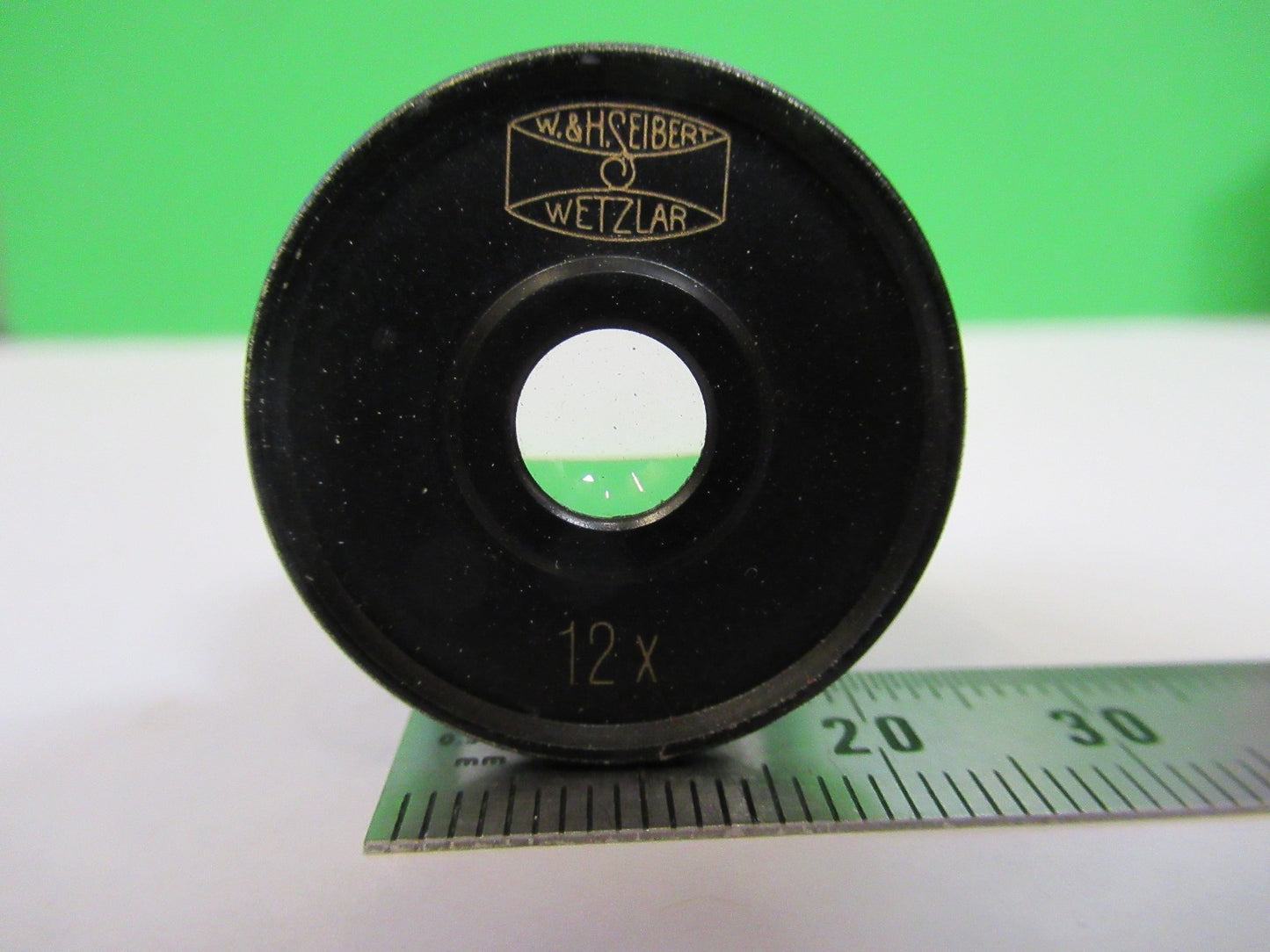 SEIBERT WETZLAR 12X GERMANY EYEPIECE LENS MICROSCOPE PART AS PICTURED U9-A-24