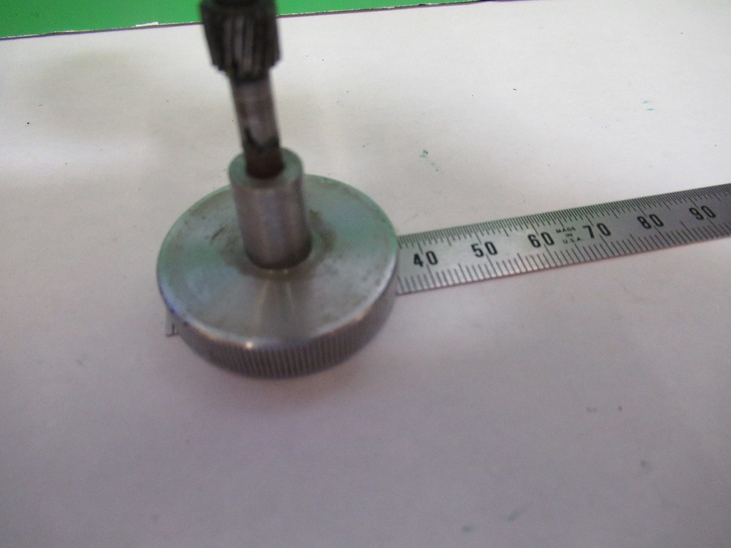 ANTIQUE STAGE KNOBS BAUSCH LOMB MICROSCOPE PART AS PICTURED X3-B-100