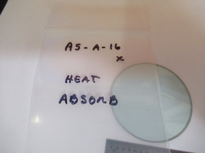 ZEISS GERMANY HEAT ABSORBING FILTER MICROSCOPE PART OPTICS AS PICTURED &A5-A-16