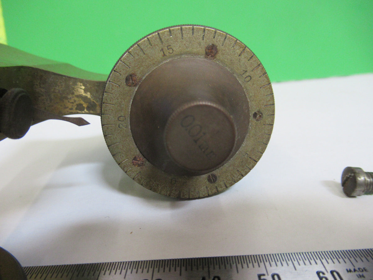 Antique Carl Zeiss AG Jena Limb Frame Rare Microscope Part