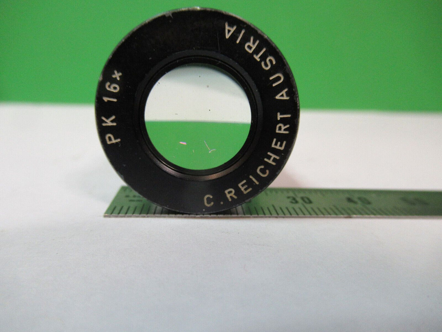 REICHERT AUSTRIA PK 16X EYEPIECE LENS MICROSCOPE PART AS PICTURED R2-A-39