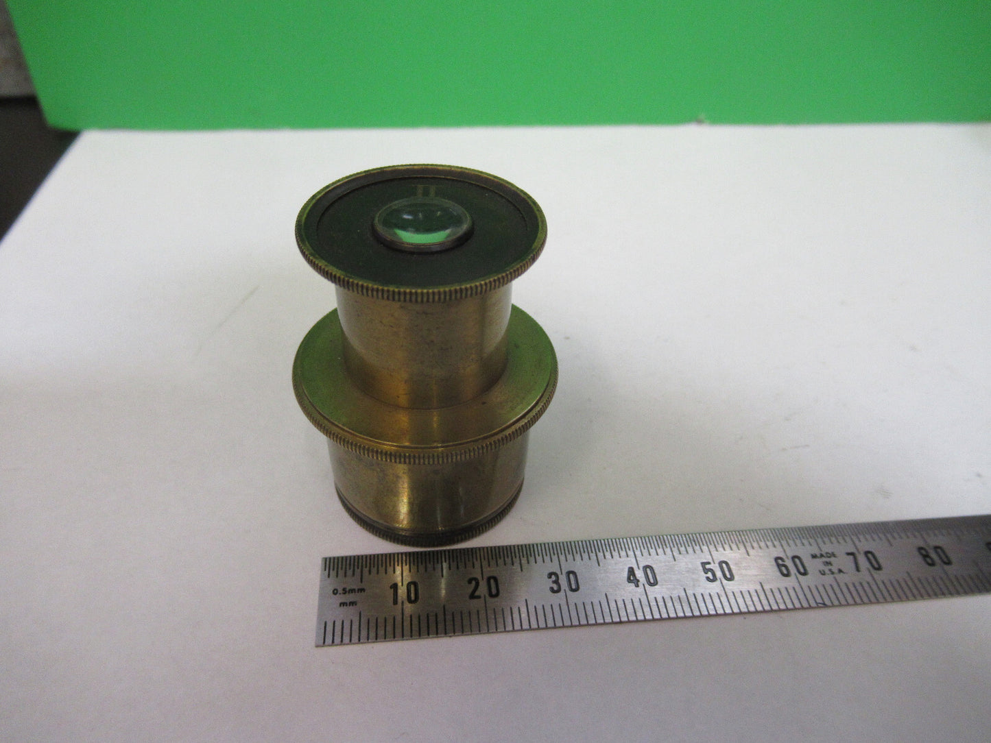 ANTIQUE SEIBERT GERMANY EYEPIECE RARE MICROSCOPE PART AS PICTURED R2-B-33