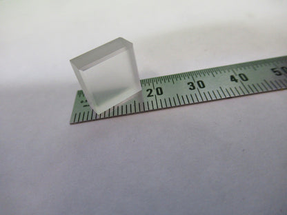 OPTICAL BEAM SPLITTER MINI BLOCK GLASS FLAT OPTICS AS PICTURED U8-A-29