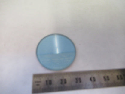 OPTICAL HEAT ABSORBING GLASS FILTER MICROSCOPE PART OPTICS AS PICTURED S1-B-14