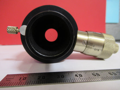 PTI FILAR MEASURING OCULAR EYEPIECE MICROSCOPE PART AS PICTURED T9-A-47