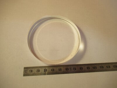 Optical Flat Fused silica Uncoated 3" Diameter 1/10 Wave Optics AS Pic