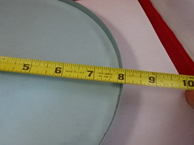 Large Thick Optical Glass Plate Optics [some scratches] AS IS