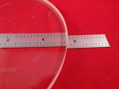 OPTISCHE GROSSE KONVEX-KONKAVLINSE MIL SPEC LASEROPTIK AS IS BIN#Q7-C-09