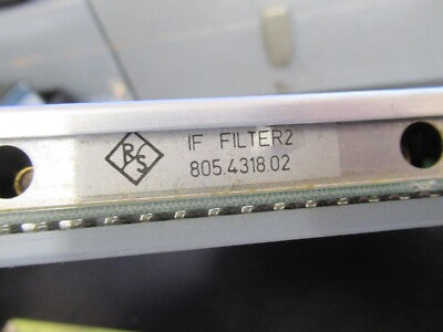 BOARD for ROHDE & SCHWARZ EMI RECEIVER IF FILTER 2 805.4318.02 &B4-A-02