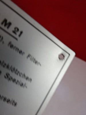 Microscope Part Aluminum Plate Wild Swiss M20 M21 from Wood Box