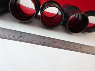 Lot Eyepieces Optical American Optical Co. Bl Microscope Part Optics AS IS