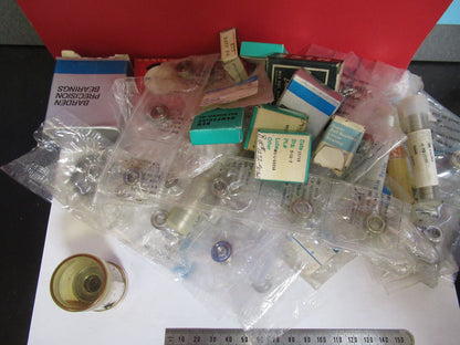 LARGE LOT of SMALL BEARINGS MICROSCOPE PART AS PICTURED T9-A-63